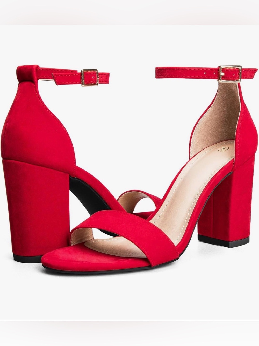Red 3.5 inch red heels